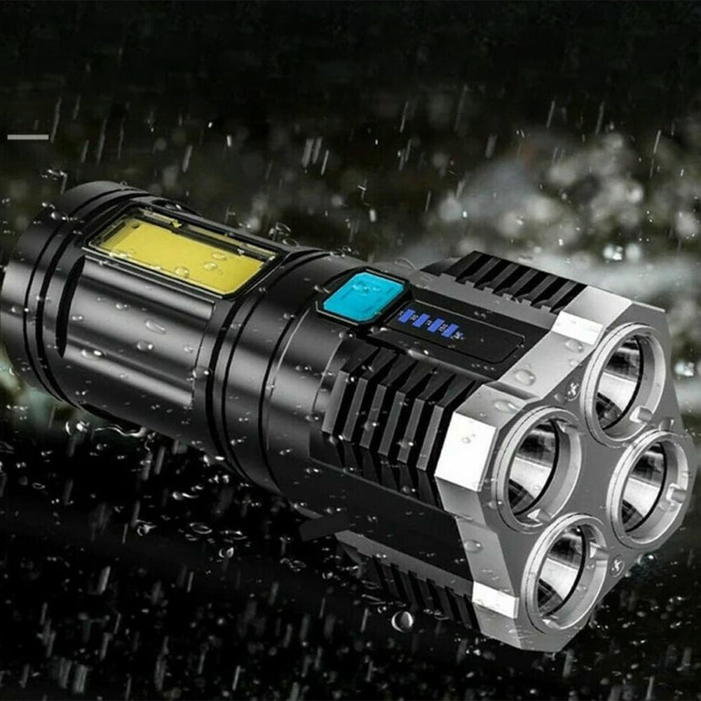 High Power Rechargeable LED Camping Torch - Foxtrot Communications