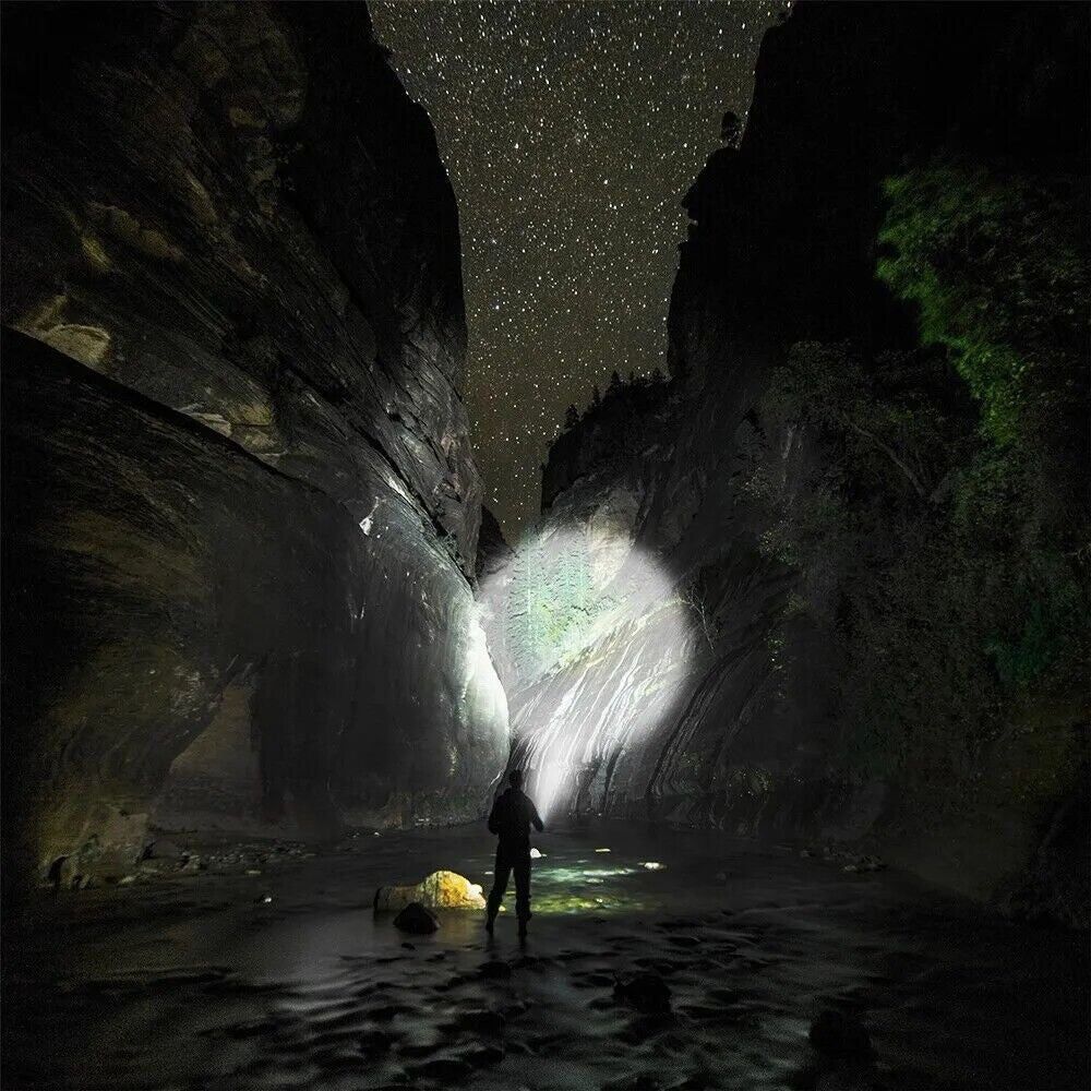 High Power Rechargeable LED Camping Torch - Foxtrot Communications