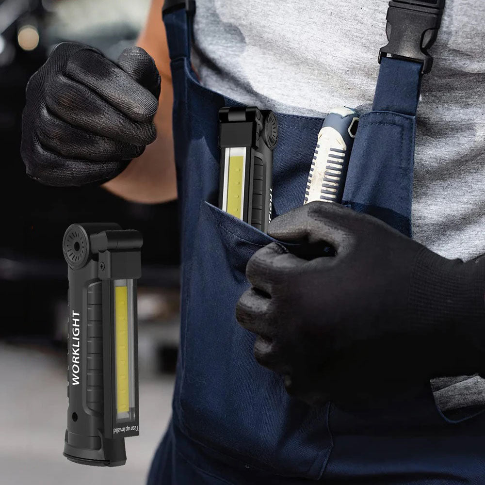 Rechargeable COB LED Work Light with Magnetic Base - Foxtrot Communications
