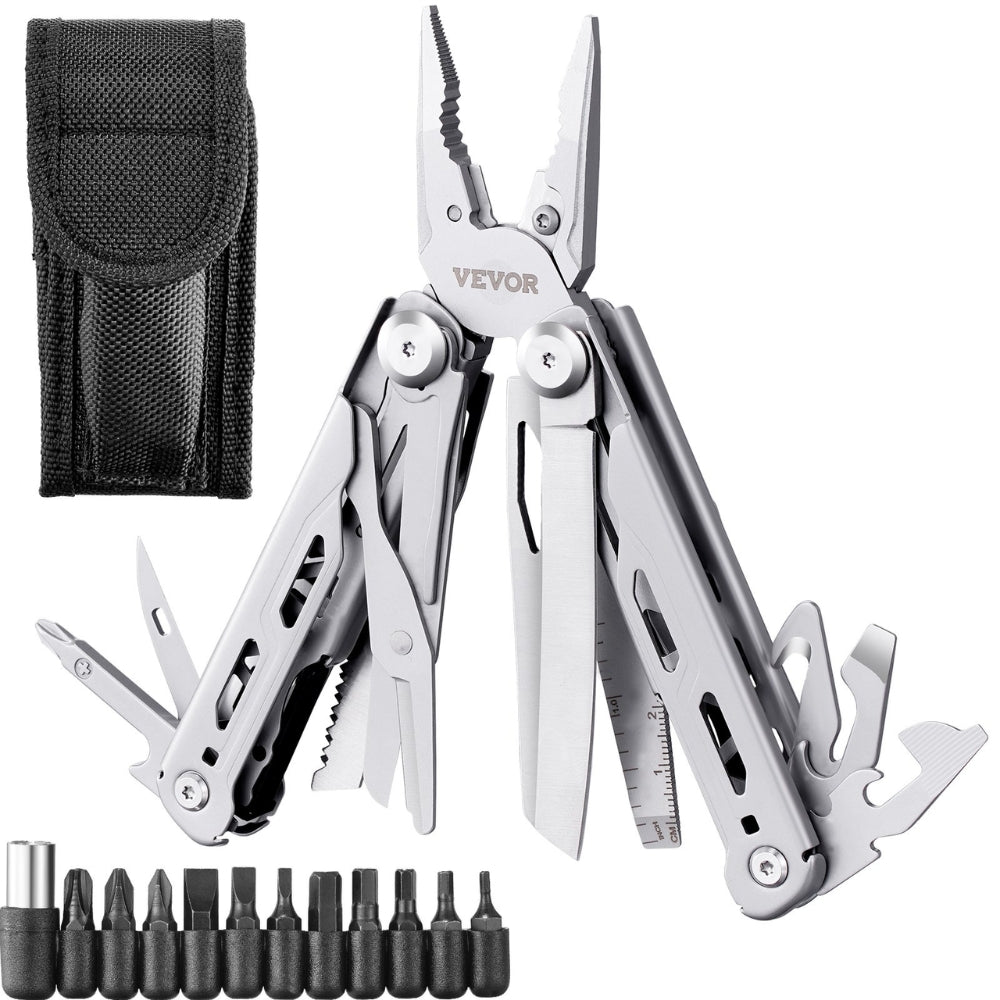 Multitool - Pliers Cutters Knife Scissors Ruler Screwdrivers Wood Saw - Foxtrot Communications
