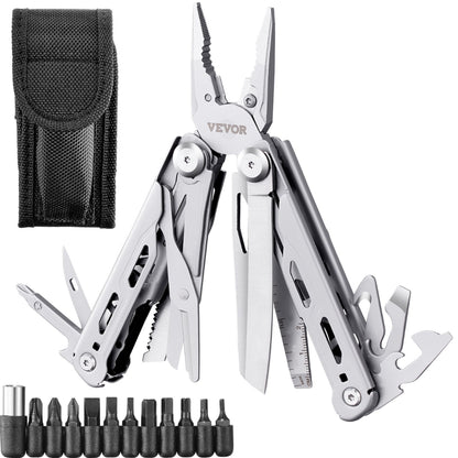 Multitool - Pliers Cutters Knife Scissors Ruler Screwdrivers Wood Saw - Foxtrot Communications
