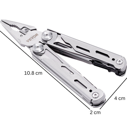 Multitool - Pliers Cutters Knife Scissors Ruler Screwdrivers Wood Saw - Foxtrot Communications