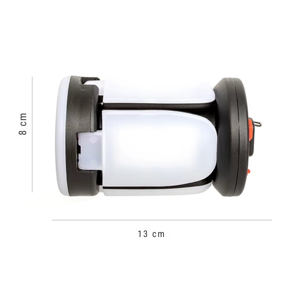 Rechargeable LED Camping Lantern With Folding LED Floodlight - Foxtrot Communications
