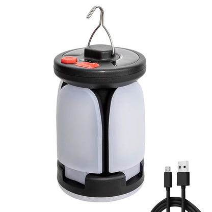 Rechargeable LED Camping Lantern With Folding LED Floodlight - Foxtrot Communications