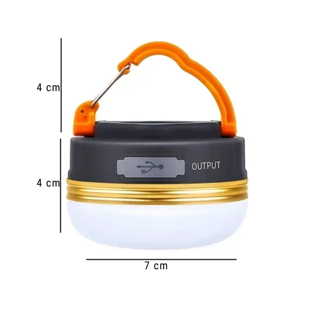 Rechargeable LED Camping Lantern With Folding LED Floodlight - Foxtrot Communications