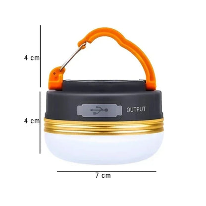 Rechargeable LED Camping Lantern With Folding LED Floodlight - Foxtrot Communications