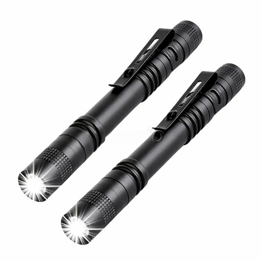 2 Pack Mini LED Torch Super Bright Flashlight - Foxtrot Communications