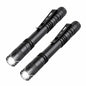 2 Pack Mini LED Torch Super Bright Flashlight - Foxtrot Communications