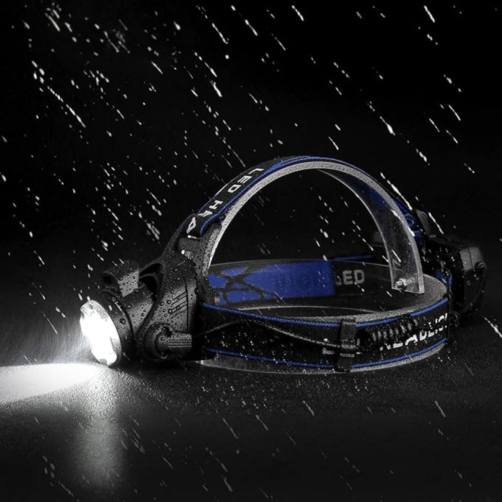 LED Headlamp Rechargeable/Waterproof - Foxtrot Communications