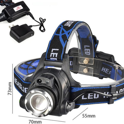 LED Headlamp Rechargeable/Waterproof - Foxtrot Communications