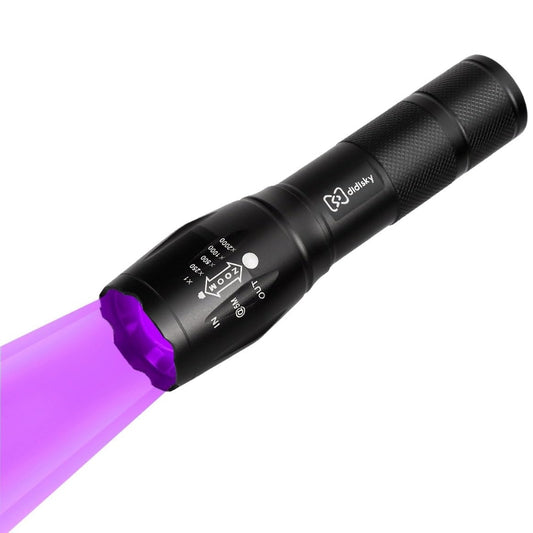 2 Mode UV Ultra Violet Flashlight/Torch - Foxtrot Communications