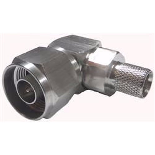 RFI 400BPNR-C-CR - Andrew N Type Plug Hex Crimp Right Angle Connector for CNT-400