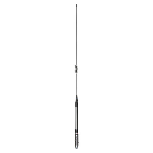 GME AE4017K2 UHFCB 86cm Stainless Steel Elevated Feed Antenna Kit with Spring and Black Whip