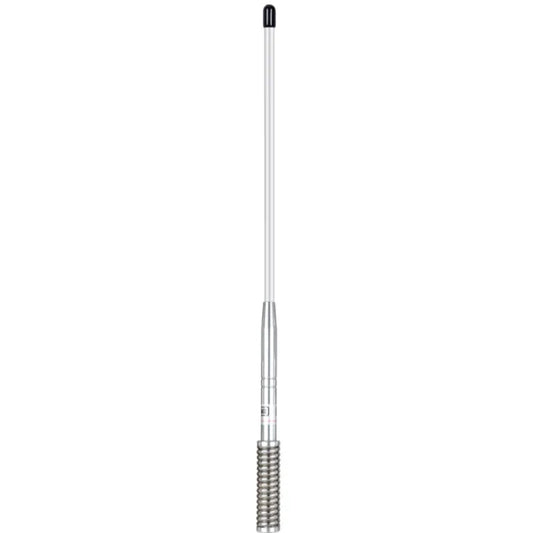GME AE4701 UHFCB 58cm White 2.1dBi Fibreglass Antenna Kit with Spring