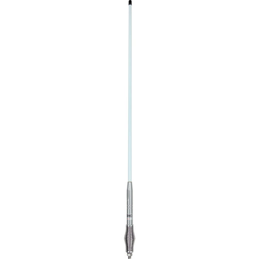 GME AE4702 UHFCB 106cm White 6.6dBi Fibreglass Antenna Kit with Spring