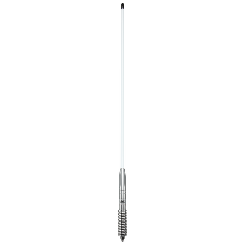 GME AE4703 UHFCB 110cm White 6.6dBi Fibreglass Antenna Kit with Spring
