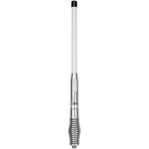 GME AE4704 UHFCB 58cm White 2.1dBi Fibreglass Antenna Kit with Barrel Spring