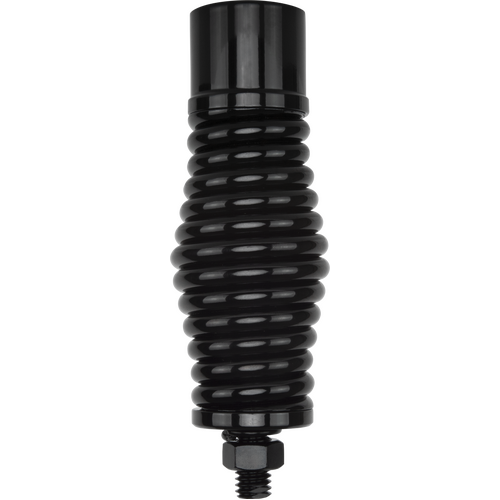 GME AS004BFUHF Heavy Duty Black S/Steel Barrel Antenna Spring with Lead