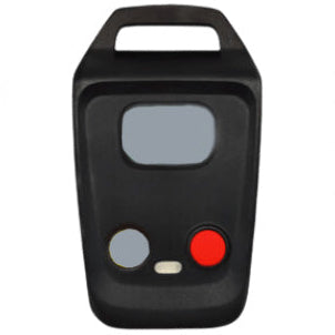 Aina PTT - ASB2-RV - AINA PTT Smart Button with Velcro - Red/Grey Buttons