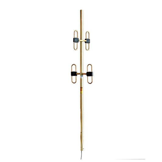 RFI - BA40-67-P UHF Binary Dipole Array (2 Pairs) Base Antenna 400-520MHz