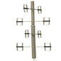 RFI - EA80-41-P VHF Elliptical Dipole Array (4 Pairs) Base Antenna 136-174MHz