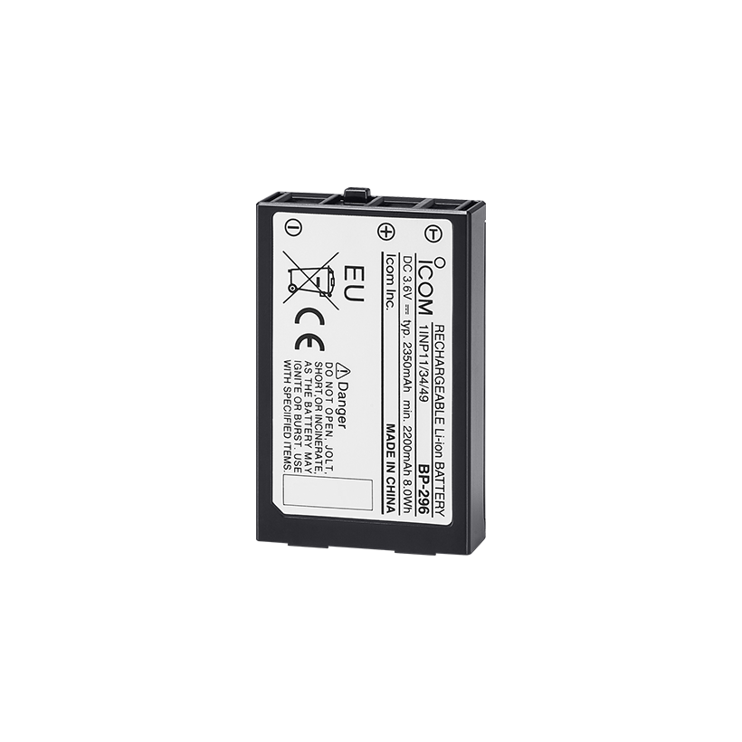 ICOM BP296 Li-Ion Battery - IC-M37E