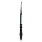 RFI CD993-67-73 - UHF 400-520MHz Elevated Feed Chrome Antenna with Spring and Cable