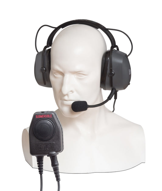 Entel CHPD/DT9 Heavy Duty IS Dual Muff Headset & PTT