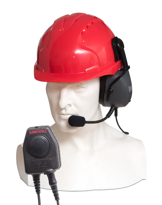 Entel CHP450HS/DX Heavy Duty Single Muff Hard Hat Headset