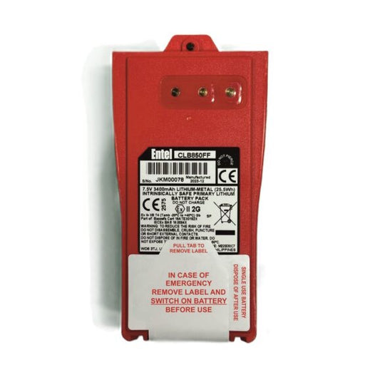 Entel CLB850FF Emergency One-Shot ATEX Fire Fighter Battery