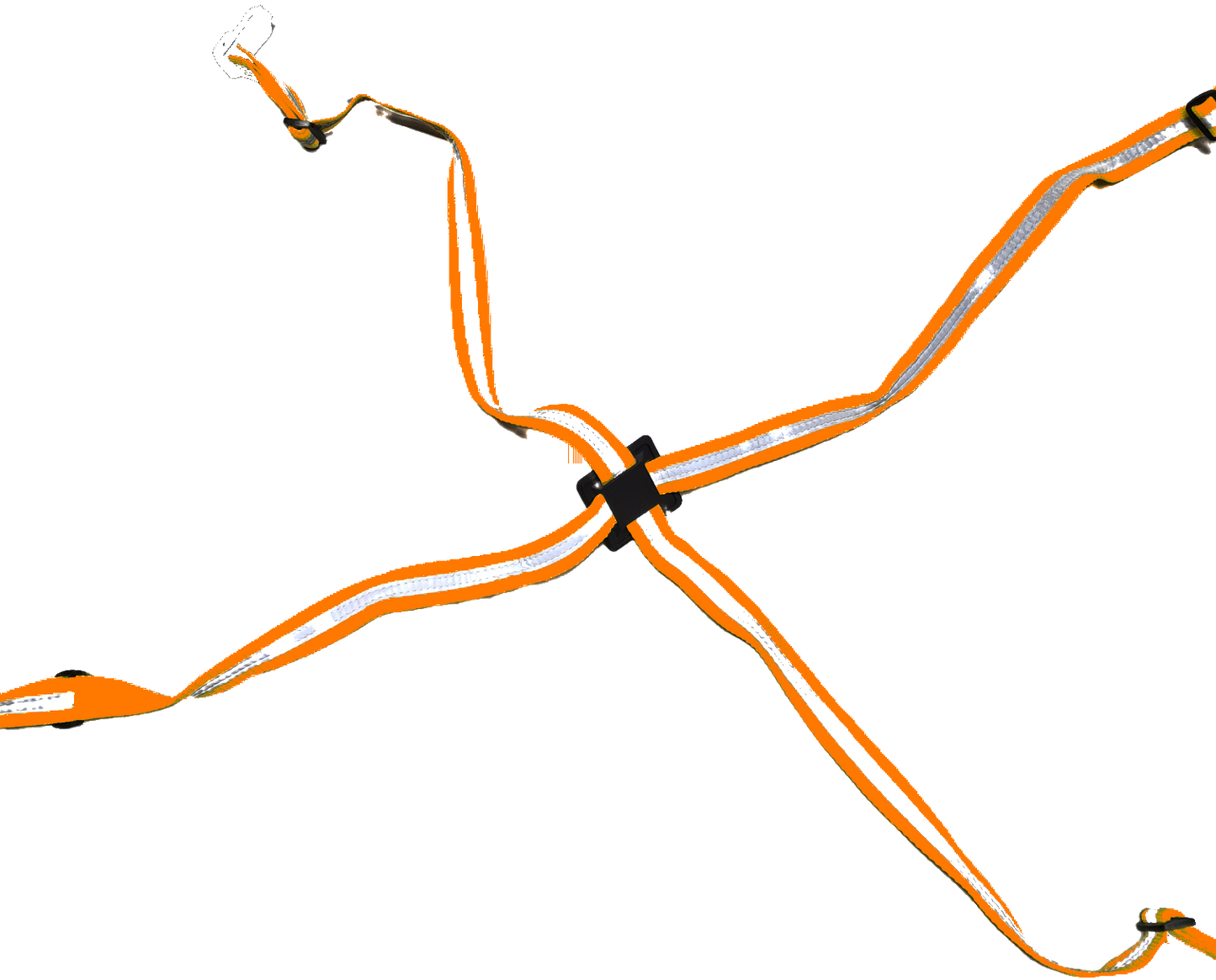 ICOM CPK2362SO Orange Reflective Safety Strap for CPK2362 Chest Pack