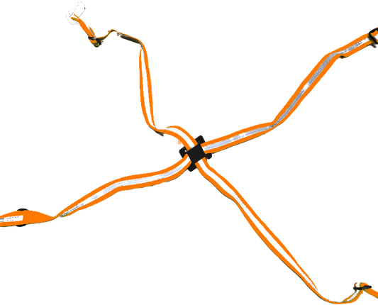 ICOM CPK2362SO Orange Reflective Safety Strap for CPK2362 Chest Pack