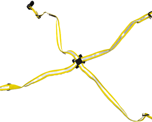 ICOM CPK2362SY Yellow Reflective Safety Strap for CPK2362 Chest Pack