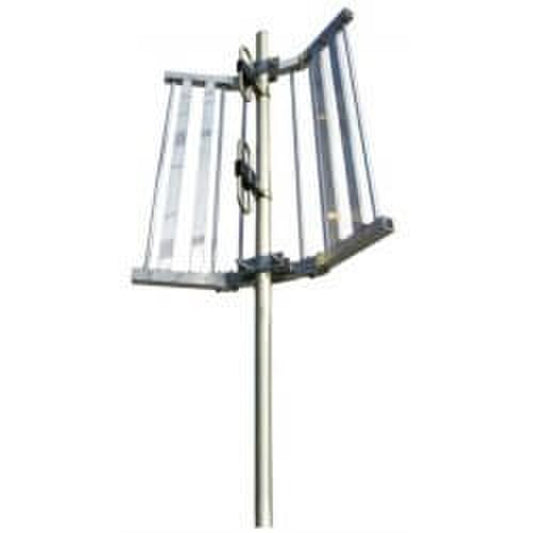 RFI - CSA20-67-P UHF Dual Dipole Base Antenna with Corner Screen 406-512MHz - 4.3-10