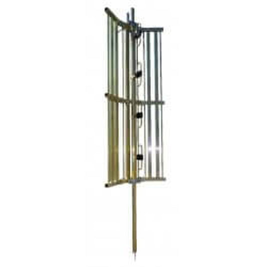 RFI - CSA40-67-P UHF Quad Dipole Base Antenna with Corner Screen 406-512MHz - 4.3-10