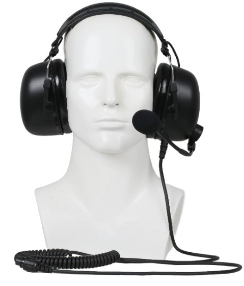 Hytera ECA02 Heavy Duty Over the Head Headset - HM782