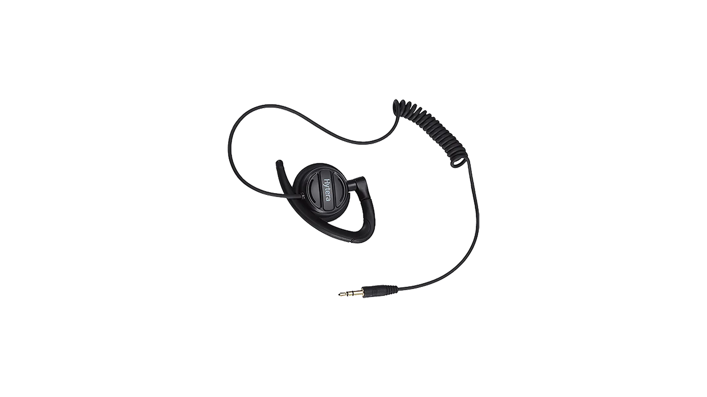 Hytera EH-02 Swivel Earpiece Receive Only Headset 3.5mm - Foxtrot Communications