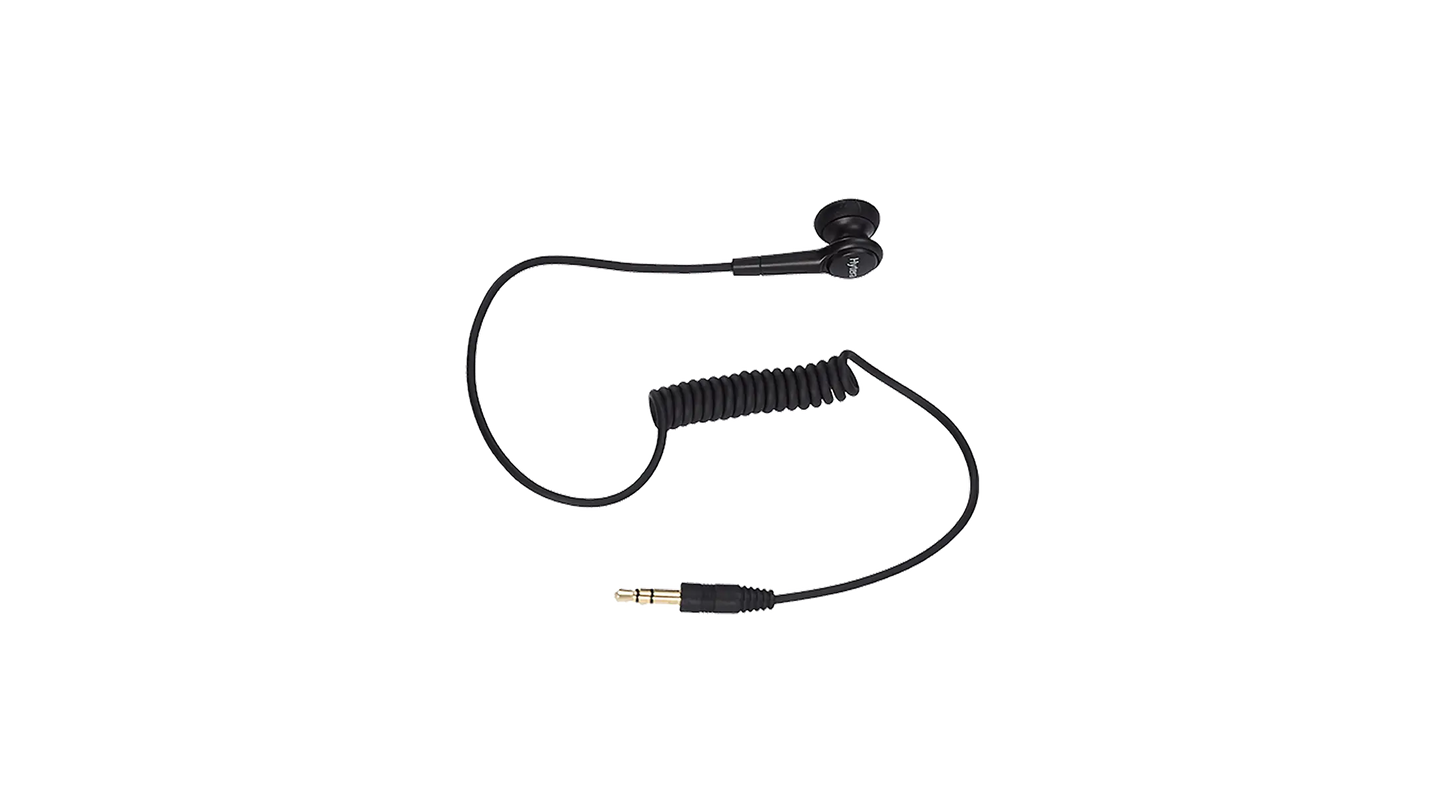 Hytera ES-01 Earbud Style Receive Only Headset 3.5mm - Foxtrot Communications