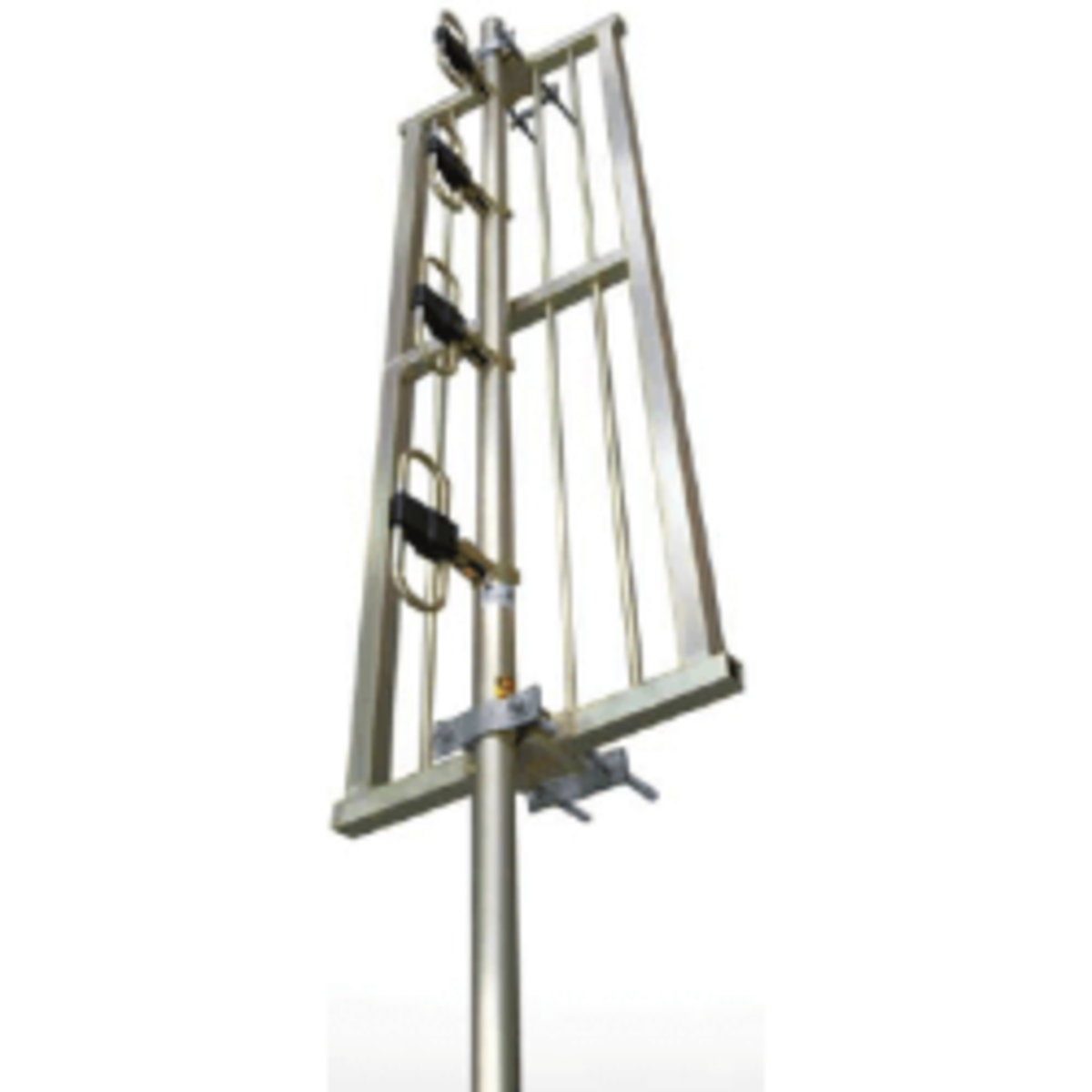 RFI - FSA40-67-P UHF Quad Dipole Base Antenna with Flat Screen 403-512MHz - 9dBd