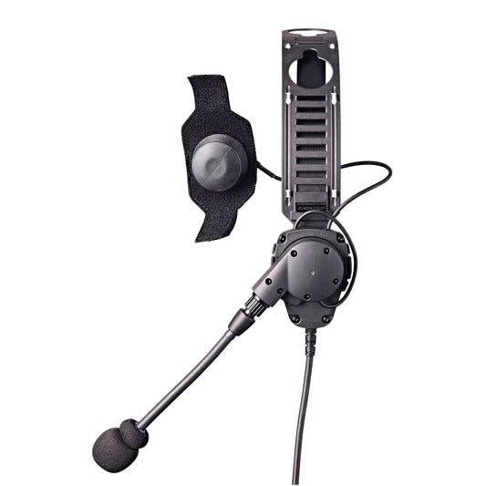 SAVOX N52002-18557 - HC-200 Helmet Headset with Dual Microphones - Bone Mic & Long Boom Mic