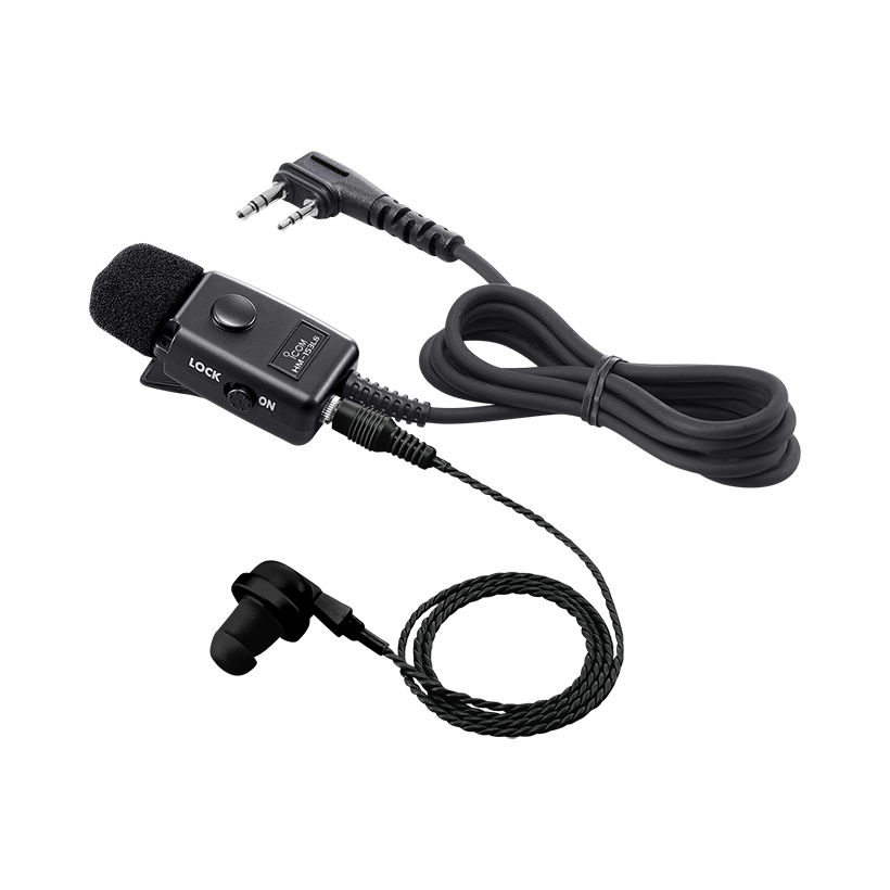 ICOM HM153LS Earphone Microphone - IP503H