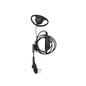Hytera EHM15-A Black D Style Single Wire Headset - Foxtrot Communications