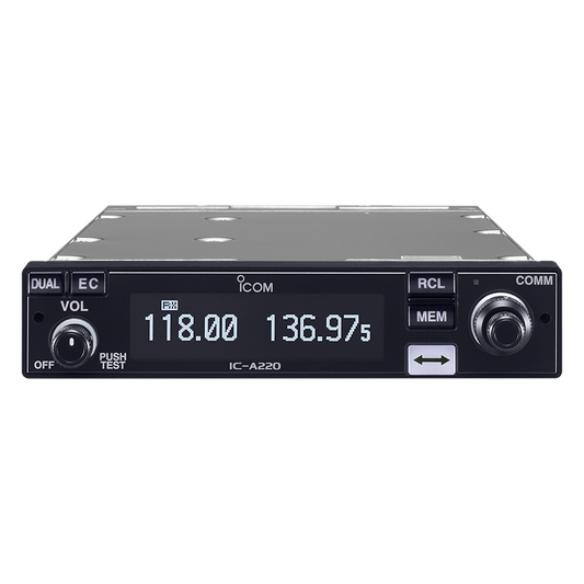 ICOM IC-A220 NON TSO Air to Ground Panel Mount Radio - Foxtrot Communications