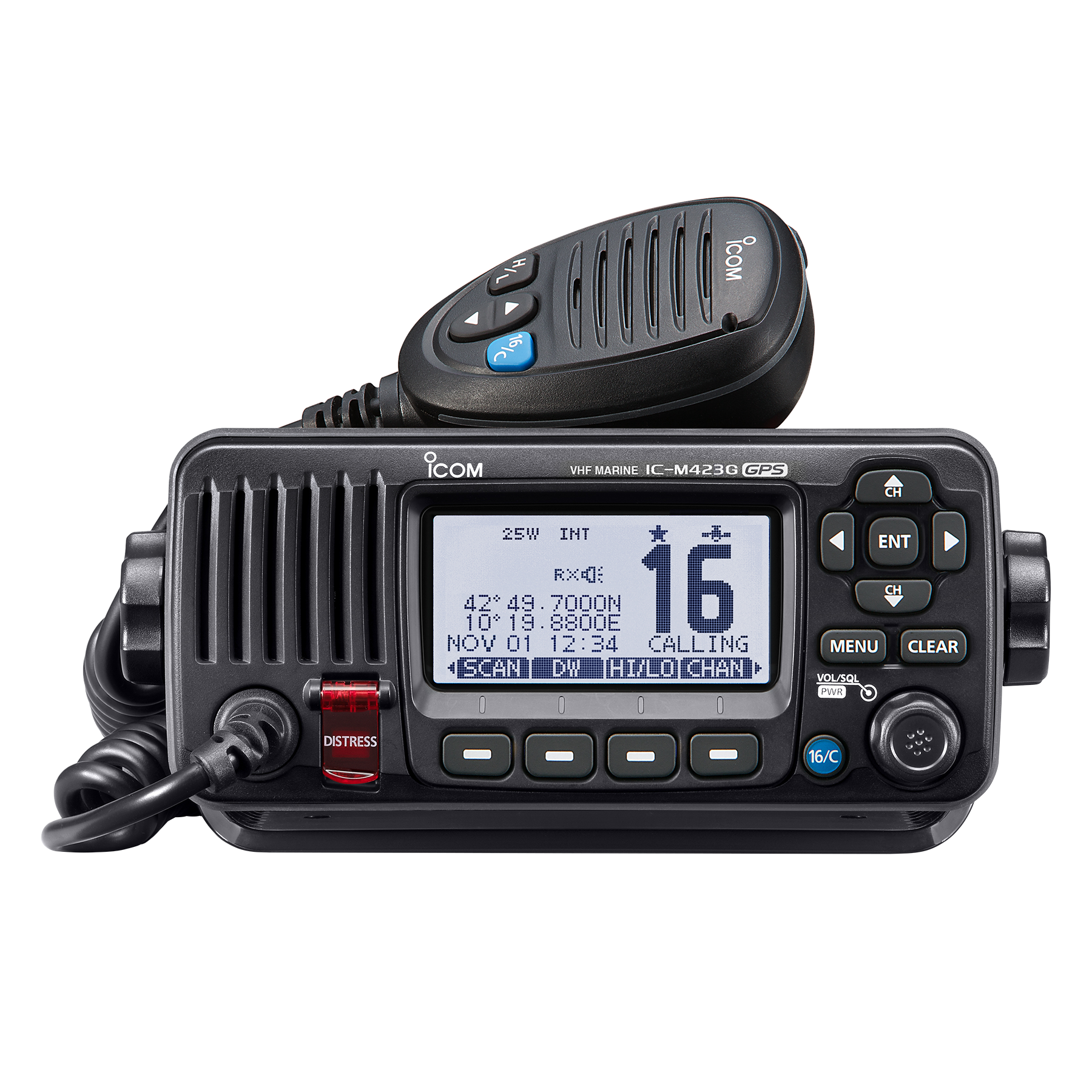 ICOM IC-M423GB VHF Marine Fixed Mount Radio - Foxtrot Communications