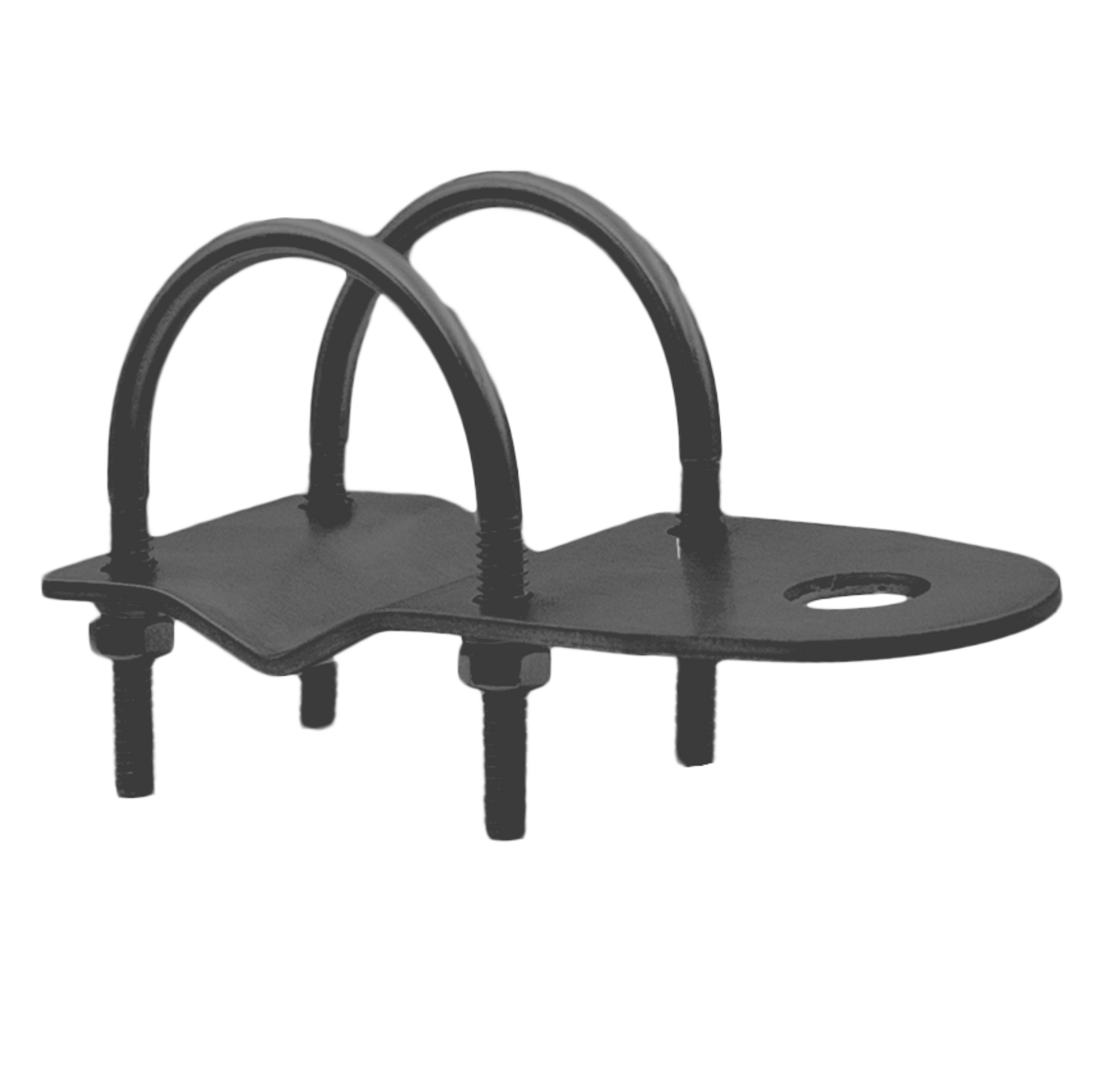 GME MB408B 3mm Bull Bar Antenna Mounting Bracket - Black