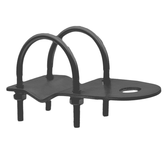 GME MB408B 3mm Bull Bar Antenna Mounting Bracket - Black