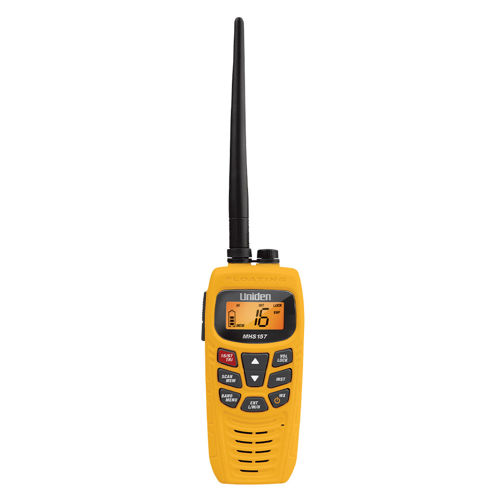 Uniden MHS157UV Dual Band VHF/UHF Marine/UHFCB Portable Radio