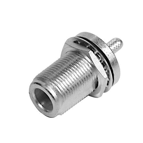 RFI N-288N - Pulse N Type Socket Crimp Bulkhead Connector for RG58