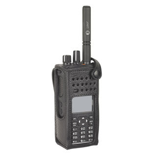 Motorola PMLN5838A Leather Carry Case with 3" Fixed Belt Loop (full keypad) - Foxtrot Communications