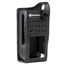 Motorola PMLN5863 Hard Leather Carry Case with 3" Fixed Belt Loop - DP2600